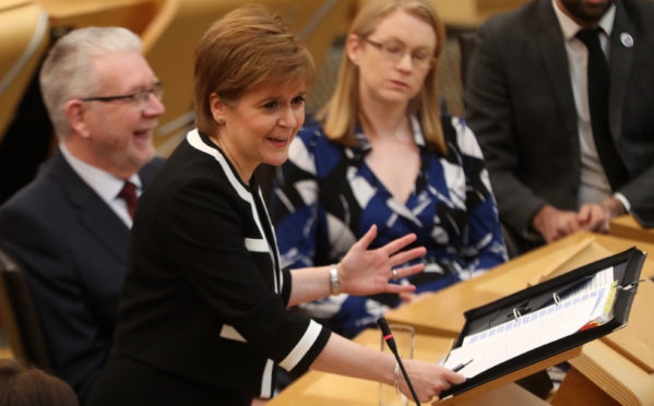 First Minister Nicola Sturgeon