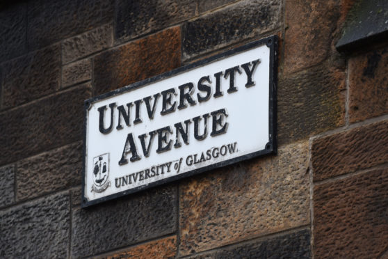 Buildings at the University of Glasgow were evacuated after a suspicious package was found in a mailroom last week