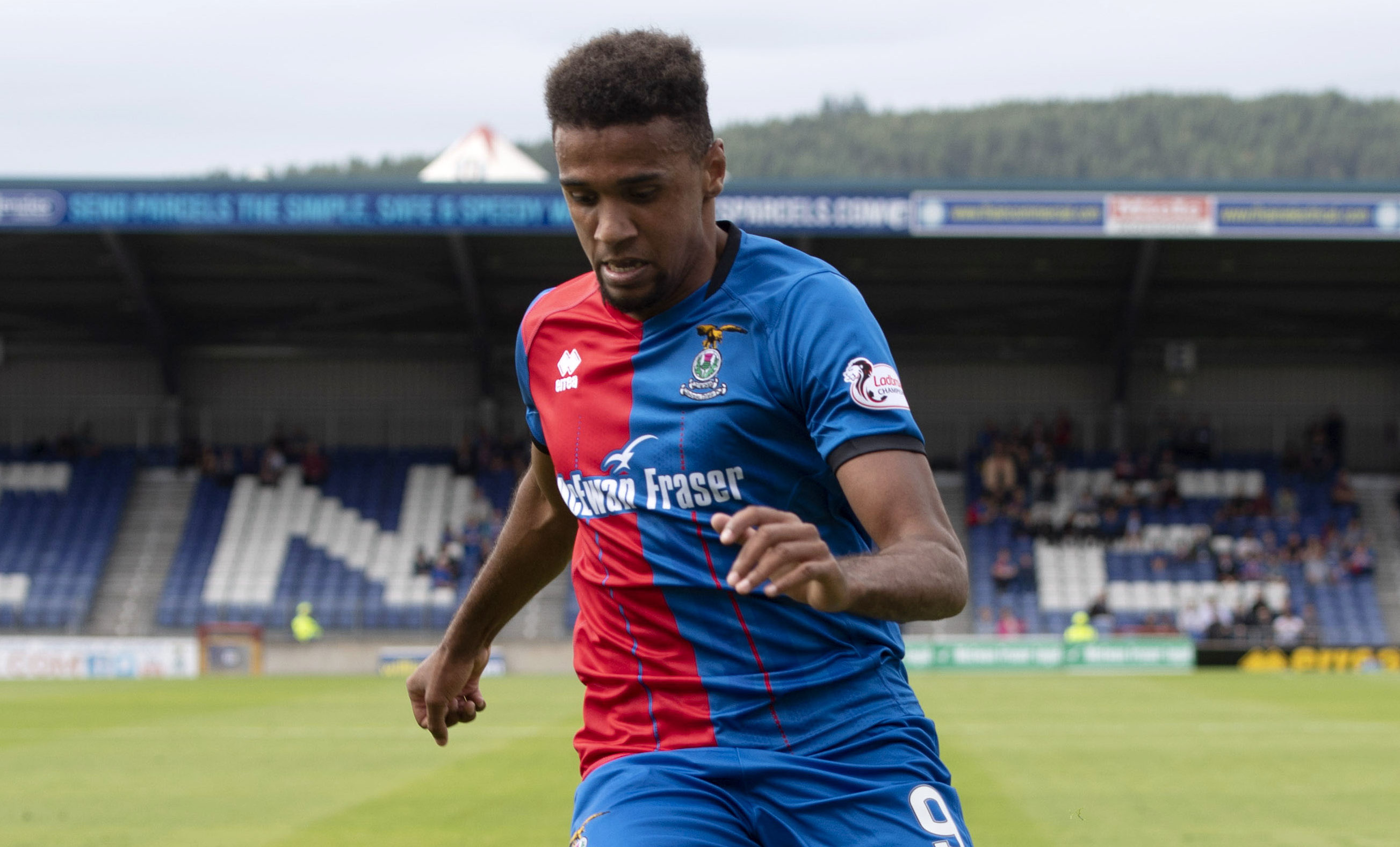 Nathan Austin in action for Inverness