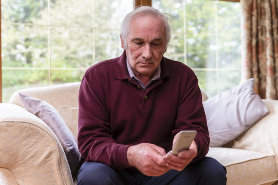 Jack McKenzie was sick of getting cold called on his mobile by a funeral firm in Ayr trying to sell him a funeral insurance plan. He now has a call minder set up on his phone.