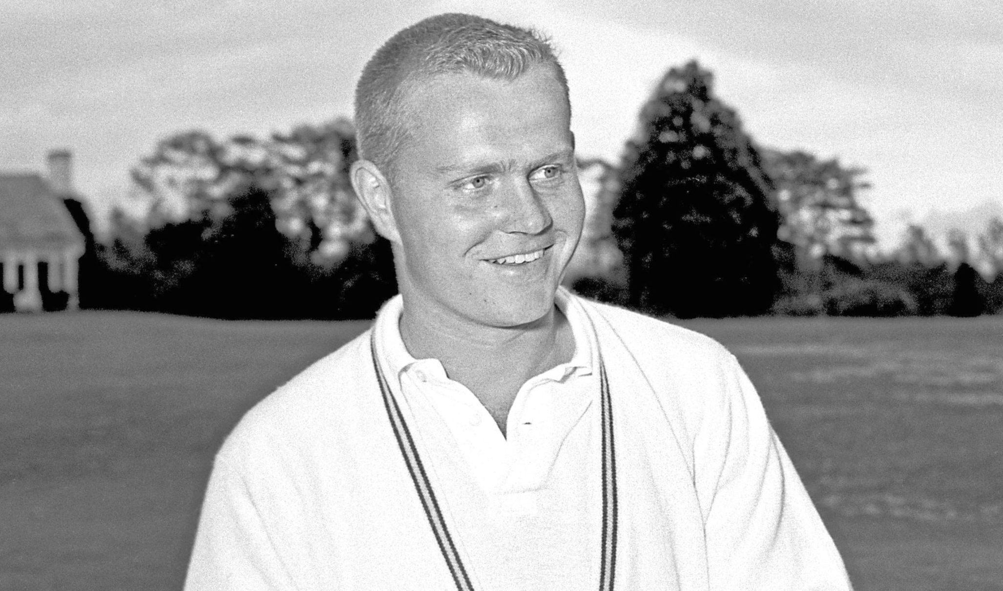 Jack Nicklaus playing as an amateur during the 1959 Masters Tournament