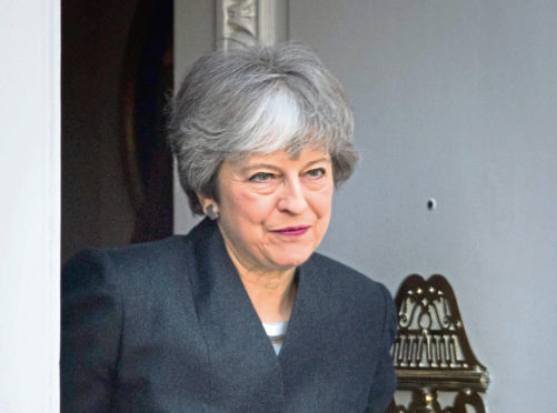 Prime Minister Theresa May leaves Brussels to return to the UK after the European Council in Brussels agreed to a second extension to the Brexit process.
