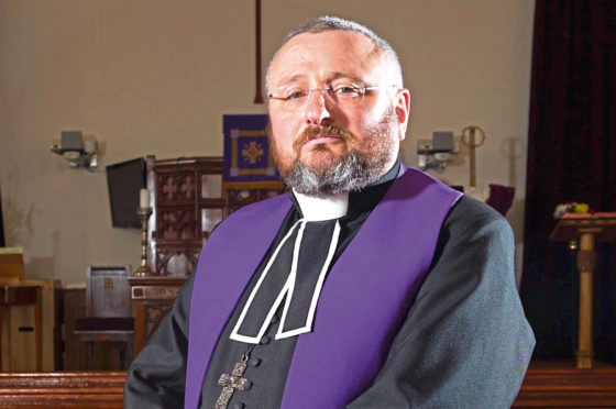 Rev Brian Casey at Springburn Parish Church