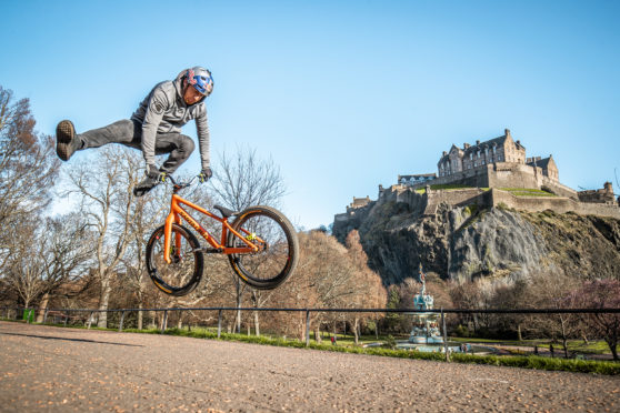 Danny on the streets of Edinburgh