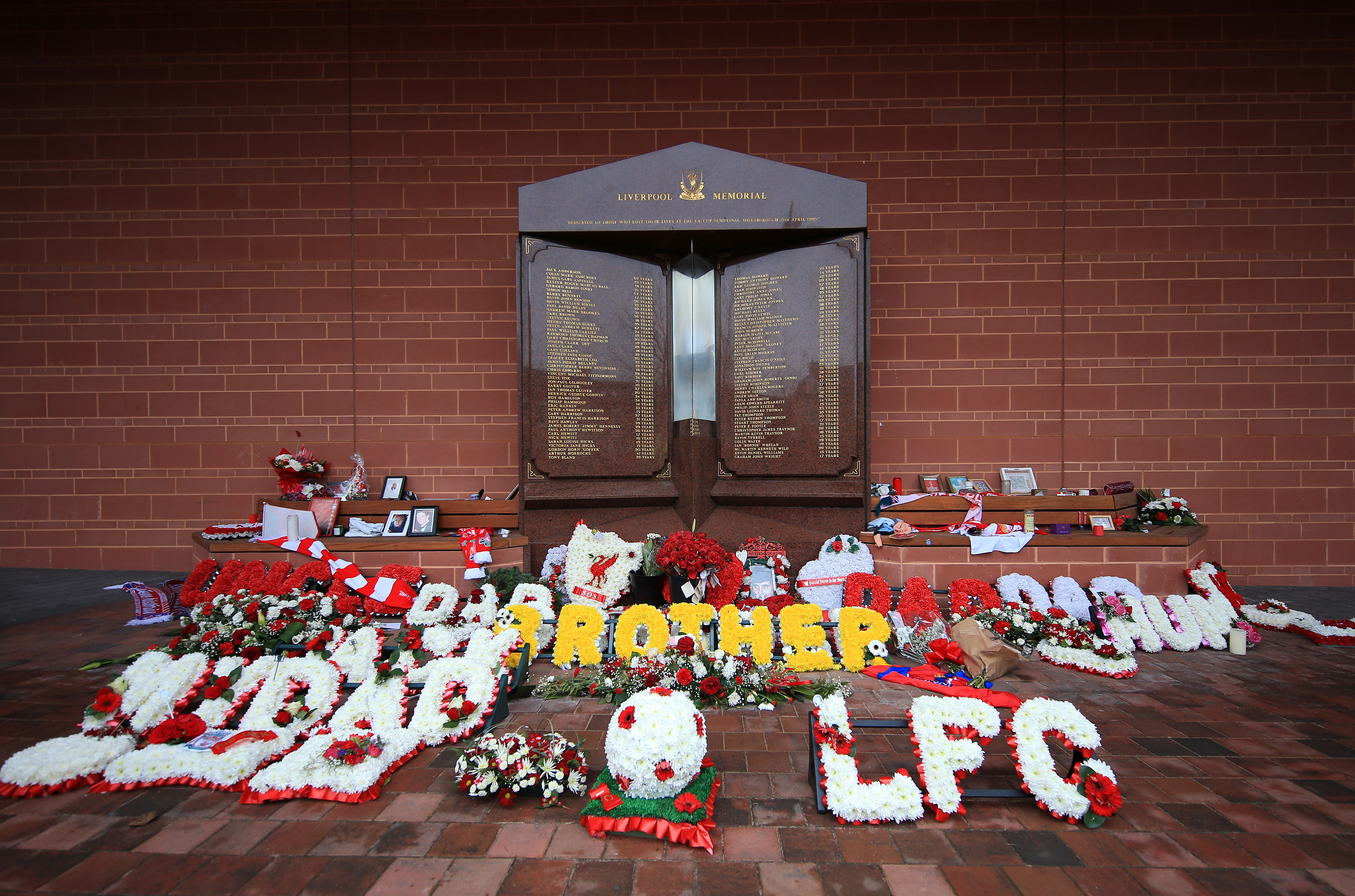 A permanent memorial at Anfield to the victims of Hillsborough has been a focal point for fans of all clubs for many years