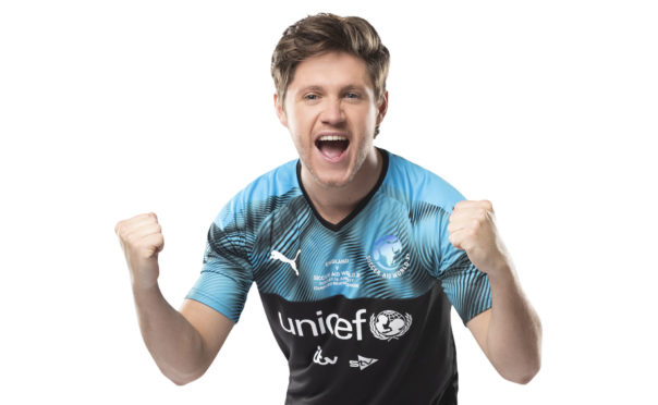 Singer Niall Horan has signed for Soccer Aid 2019