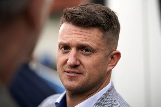 Tommy Robinson (real name Stephen Yaxley-Lennon)
