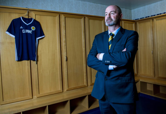 Steve Clarke is unveiled as the new Scotland manager at Hampden.