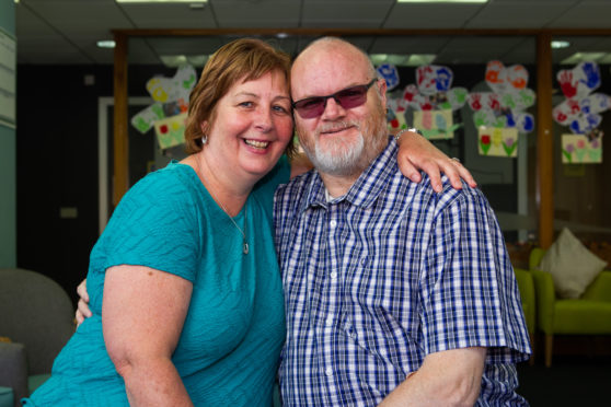 Danny, pictured with wife Catherine, is living with Vascular Dementia