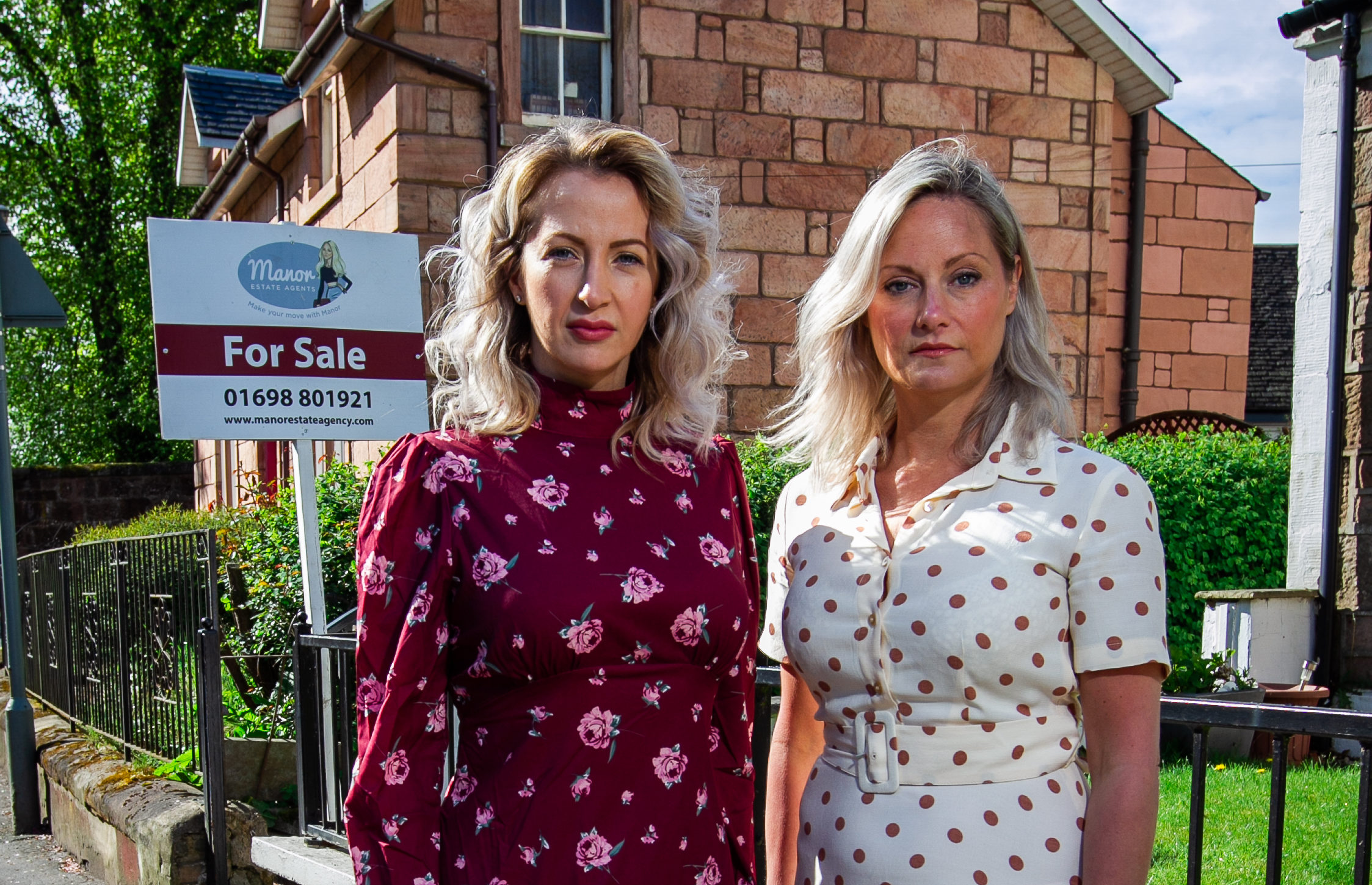 Claire Sarah Hart and Sandra Hill of Manor Estate Agents