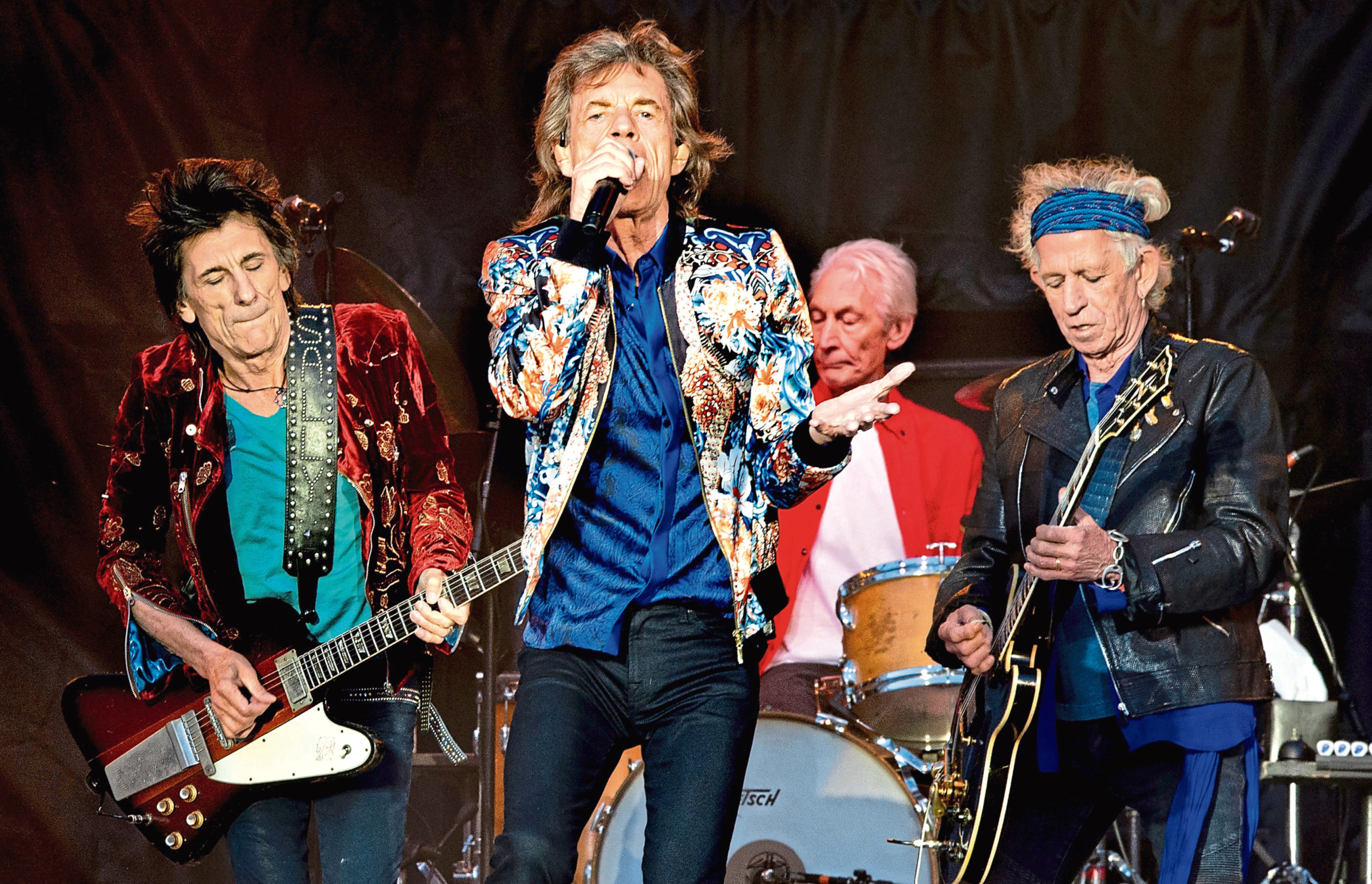 The Stones on stage last year