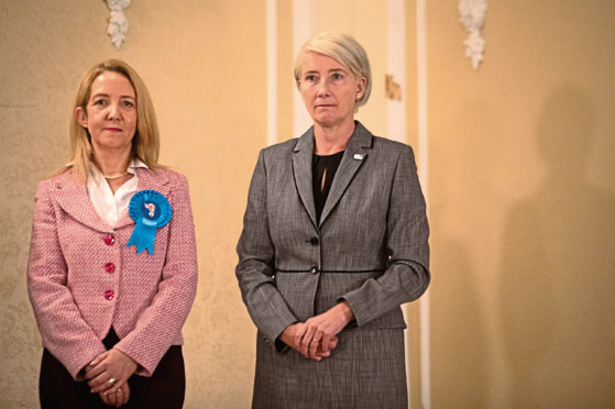 Emma Thompson, right, as Vivienne Rook in Russell T Davies’s Years And Years