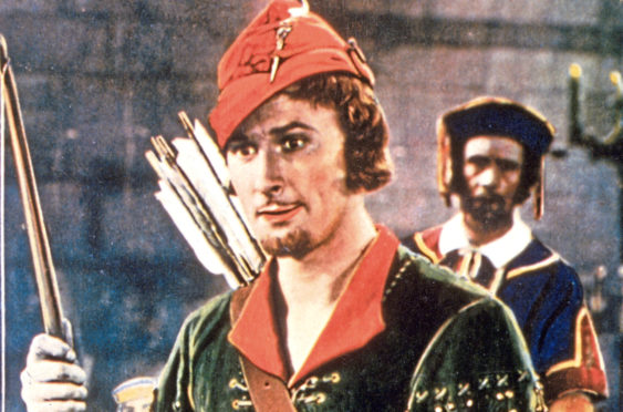 Errol Flynn as Robin Hood, 1938