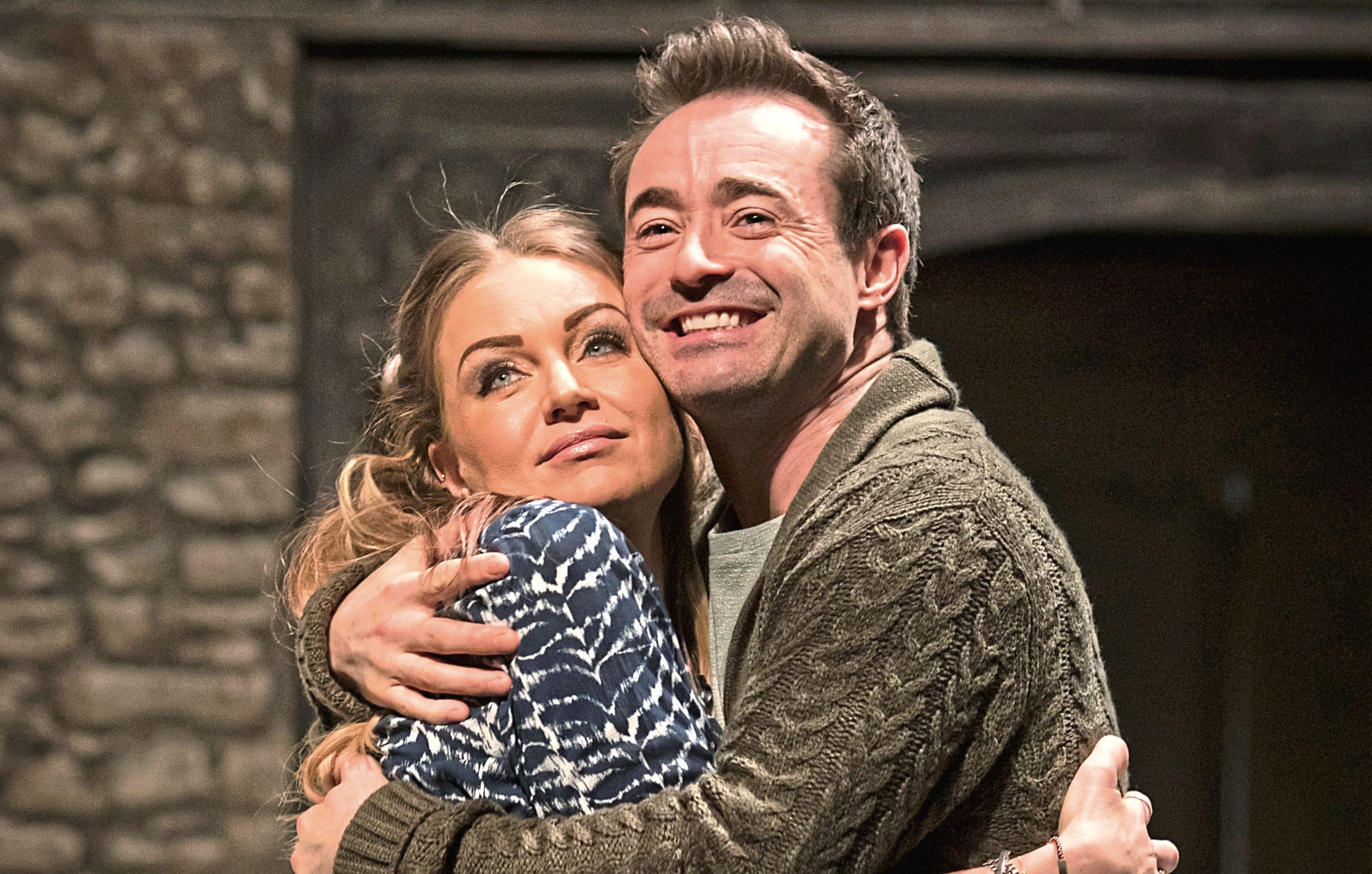 Rita Simons and Joe McFadden in The House On Cold Hill