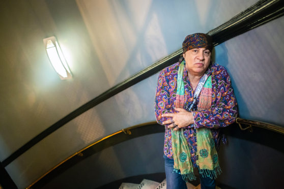 Steven Van Zandt treated fans to an intimate live DJ session at Hard Rock Cafe Glasgow