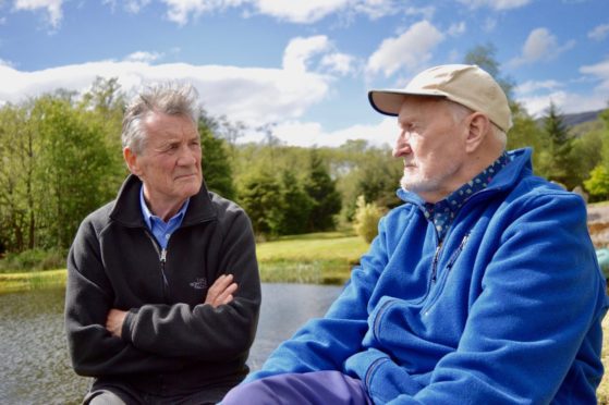 Sir Michael Palin and Hamish MacInnes