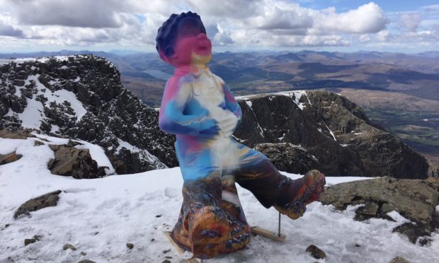 Oor Nevis at the summit of Ben Nevis.