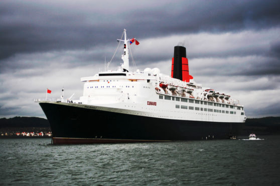 The QE2 at South Queensferry