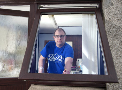 Keith Burnett has had trouble with his windows