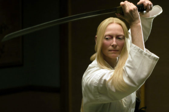 The Dead Don’t Die stars Tilda Swinton as sword-wielding funeral director Zelda