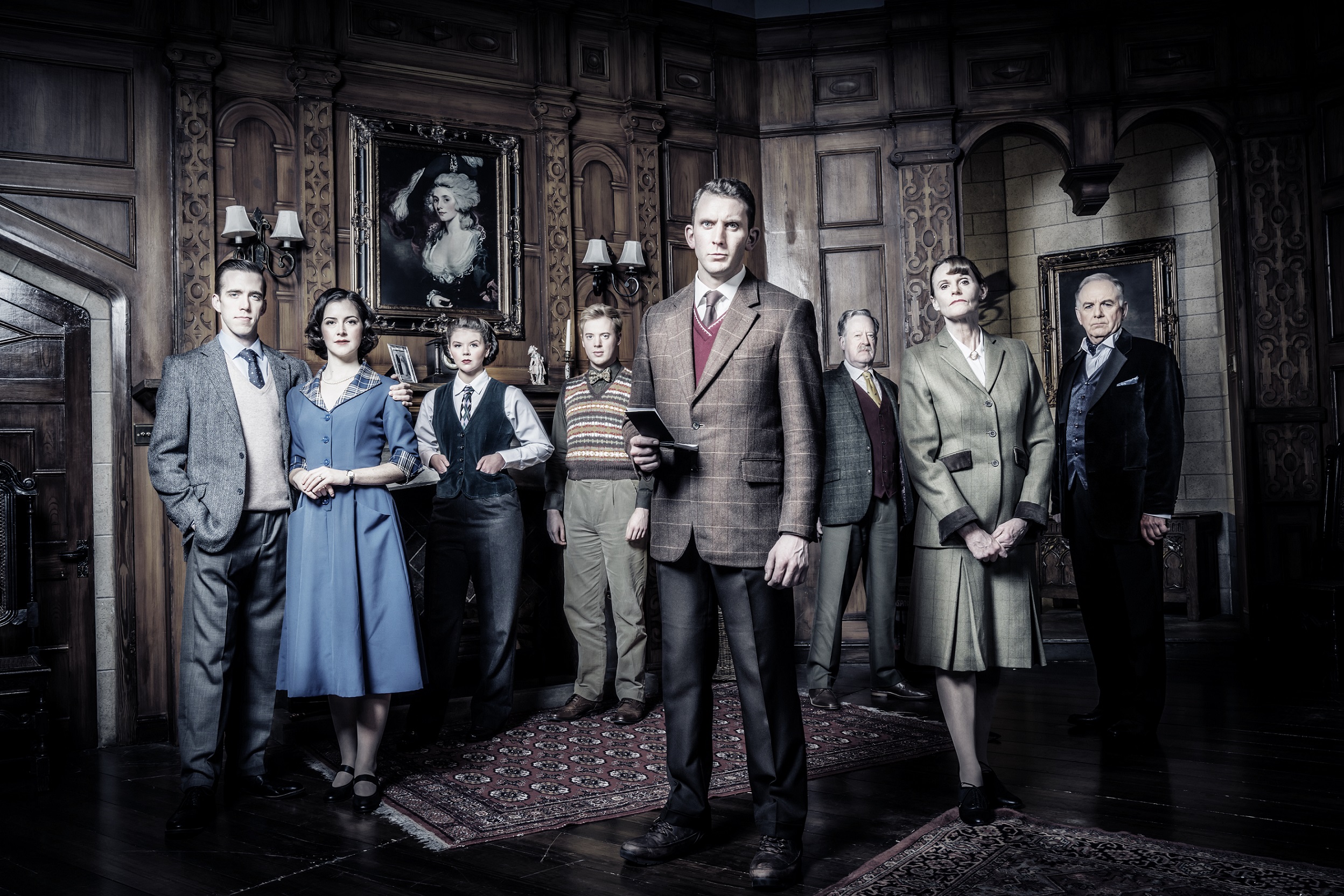 The cast of The Mousetrap