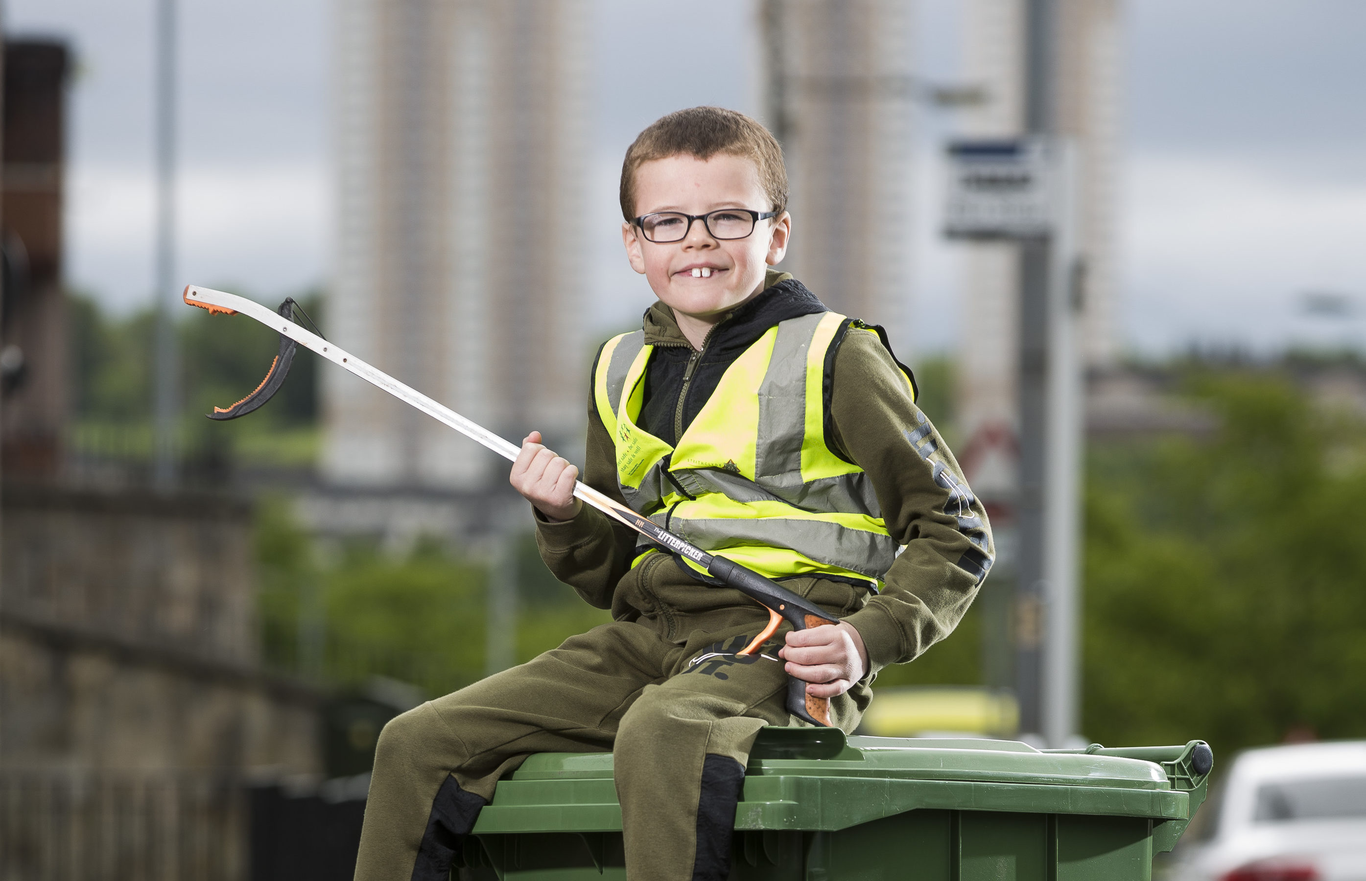 8 year old Marc O’Neill from Milton, Glasgow