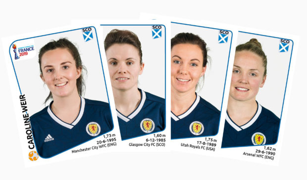 Caroline Weir, Jo Love, Rachel Corsie and Kim Little are among the Scotland stars included