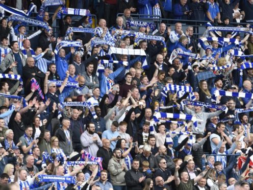 Kilmarnock fans celebrate qualifying for Europe and can now also look forward to ground improvements they have funded