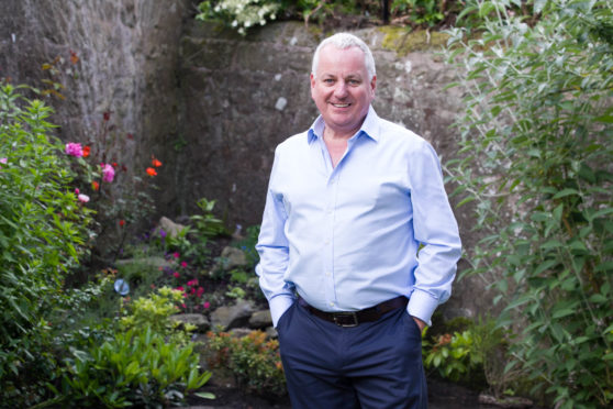 Former First Minister of Scotland Jack McConnell photographed at his home ahead of becoming Stirling University chancellor