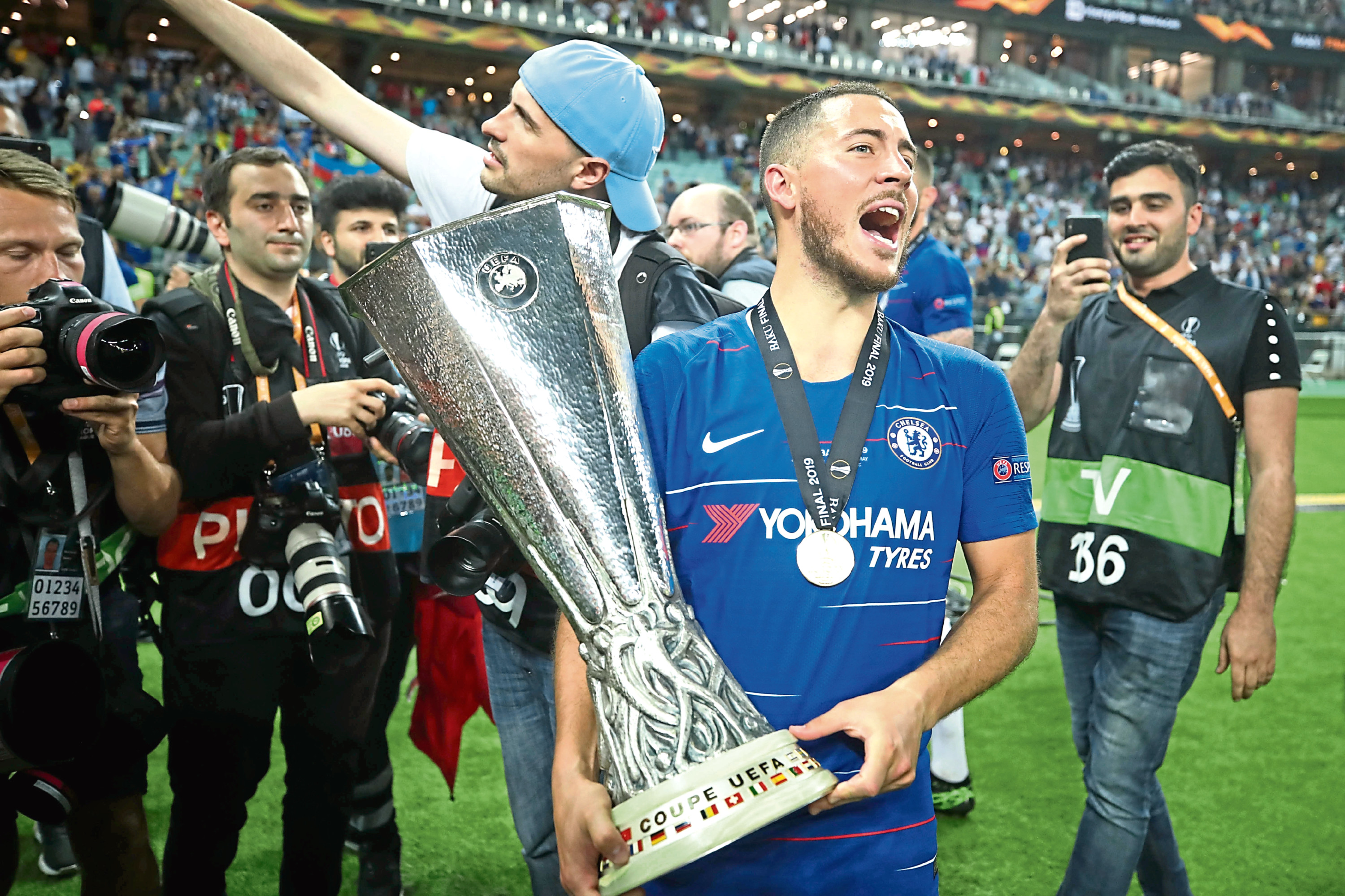 Eden Hazard lit up the Europa League Final for Chelsea and will be tough for Scotland to contain