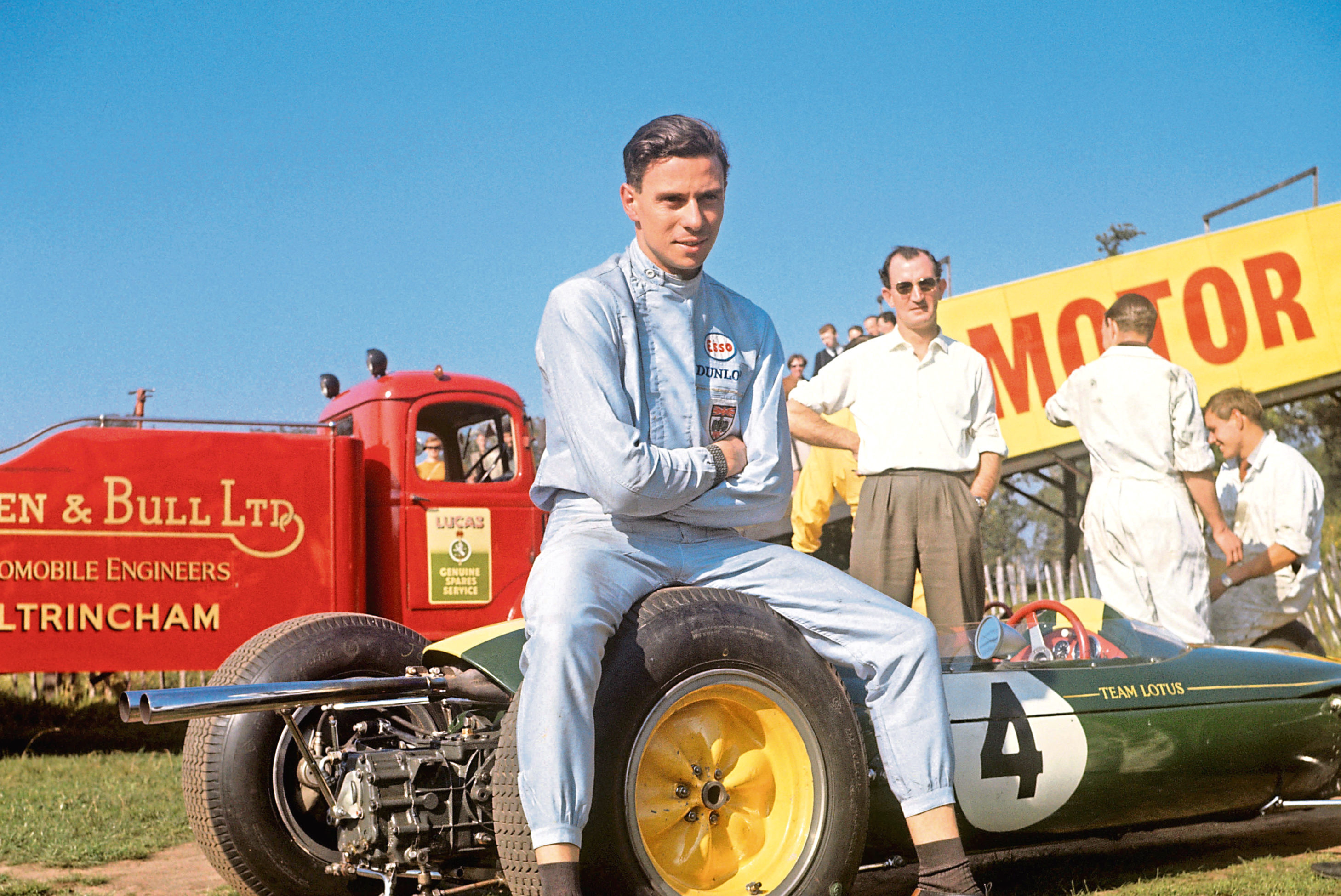 Jim Clark won two Formula One world championships and was regarded as the best driver in the world