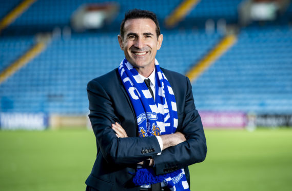 Angelo Alessio is unveiled as the new manager of Kilmarnock