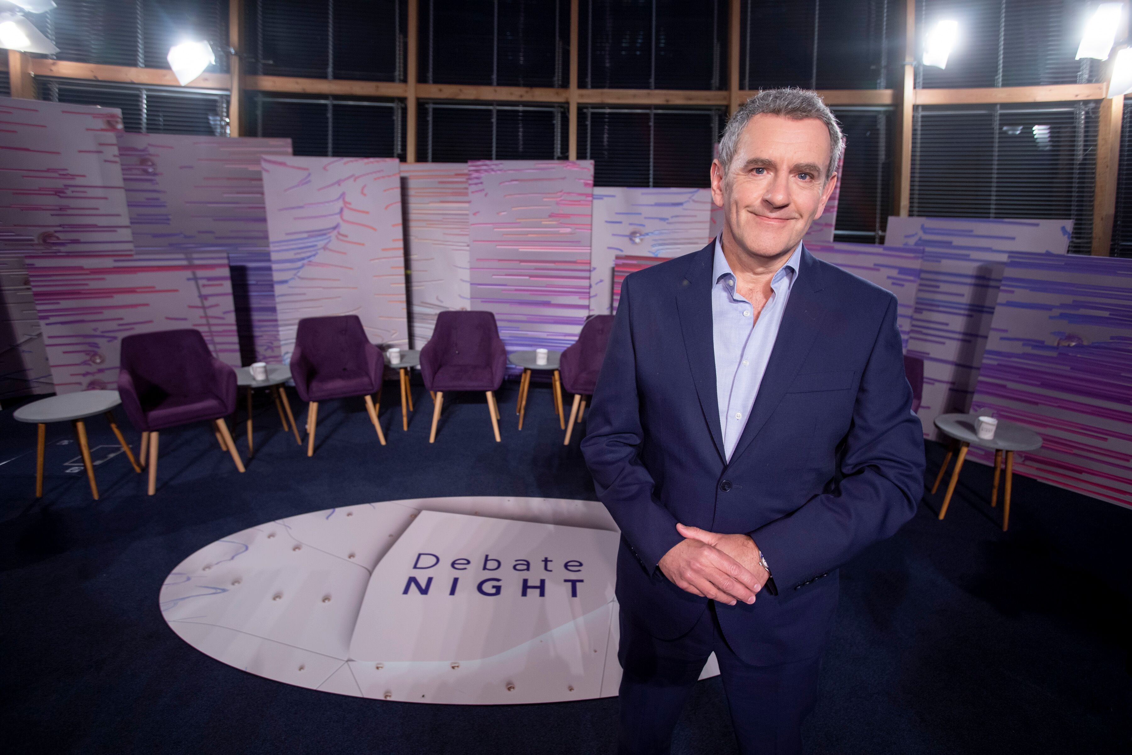Stephen Jardine hosting Debate Night