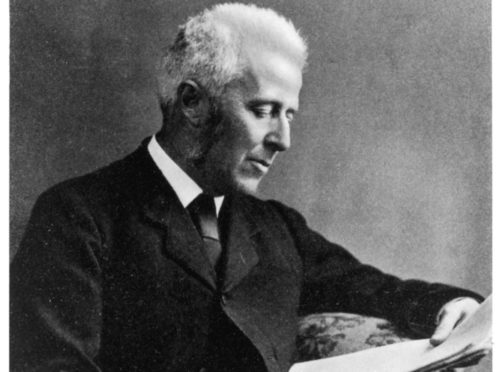 Dr Joseph Bell, surgeon at Edinburgh  University school of medicine  where he taught Conan Doyle  and inspired the character of  Sherlock Holmes. Date: 1837 - 1911