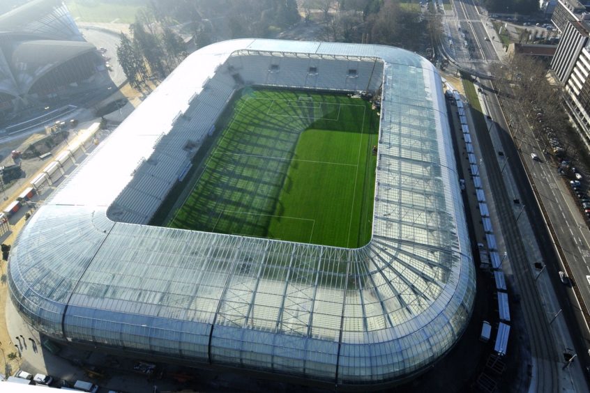 GRENOBLE - Stade des Alpes. Capacity: 20,068