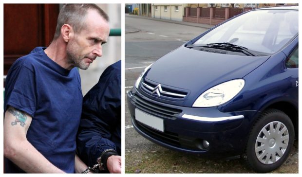 Notorious killer Steven Jackson attacked an escort officer who was driving a Citroen Picasso, similar to the car pictured