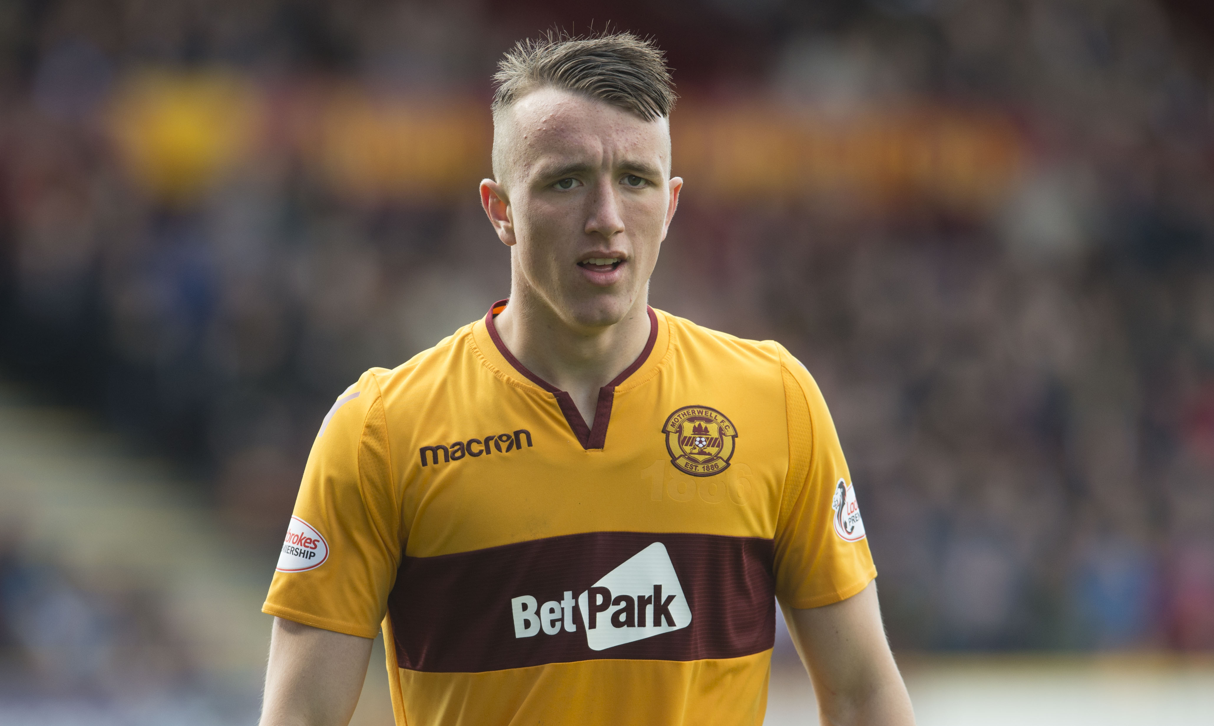 David Turnbull in action for Motherwell