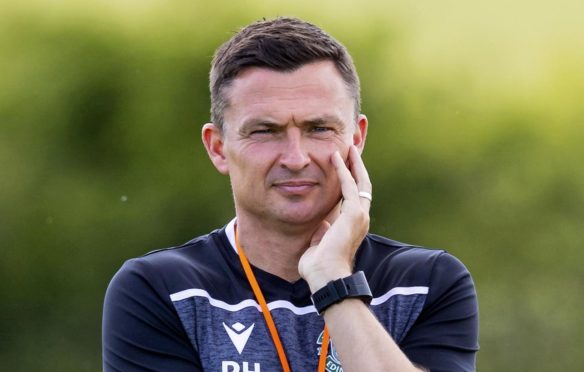 Hibernian head coach Paul Heckingbottom