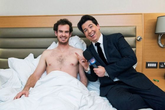 Andy Murray in Michael McIntyre's Midnight Game Show for Sport Relief.