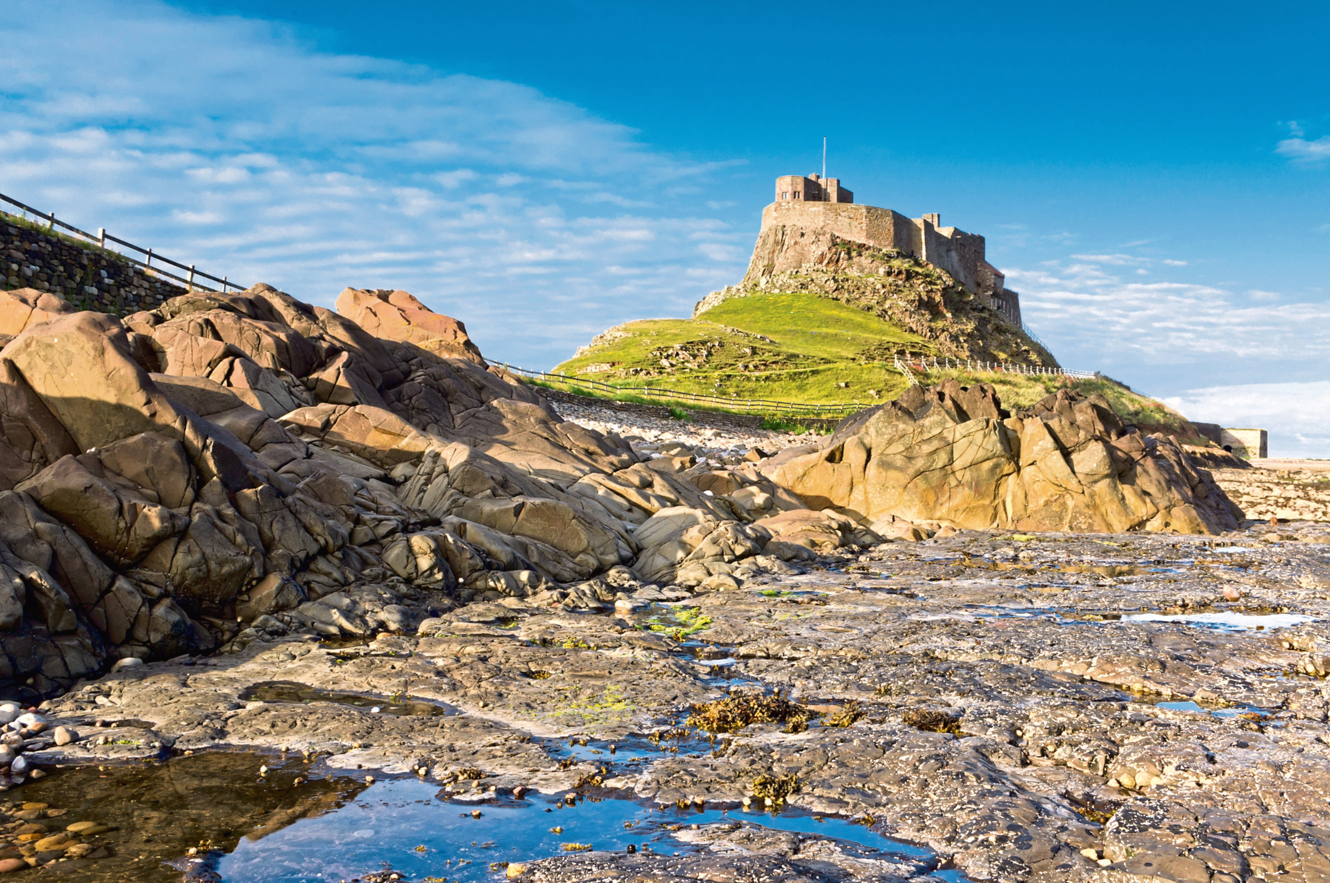Lindisfarne’s 16th Century fairytale castle attracts many visitors
