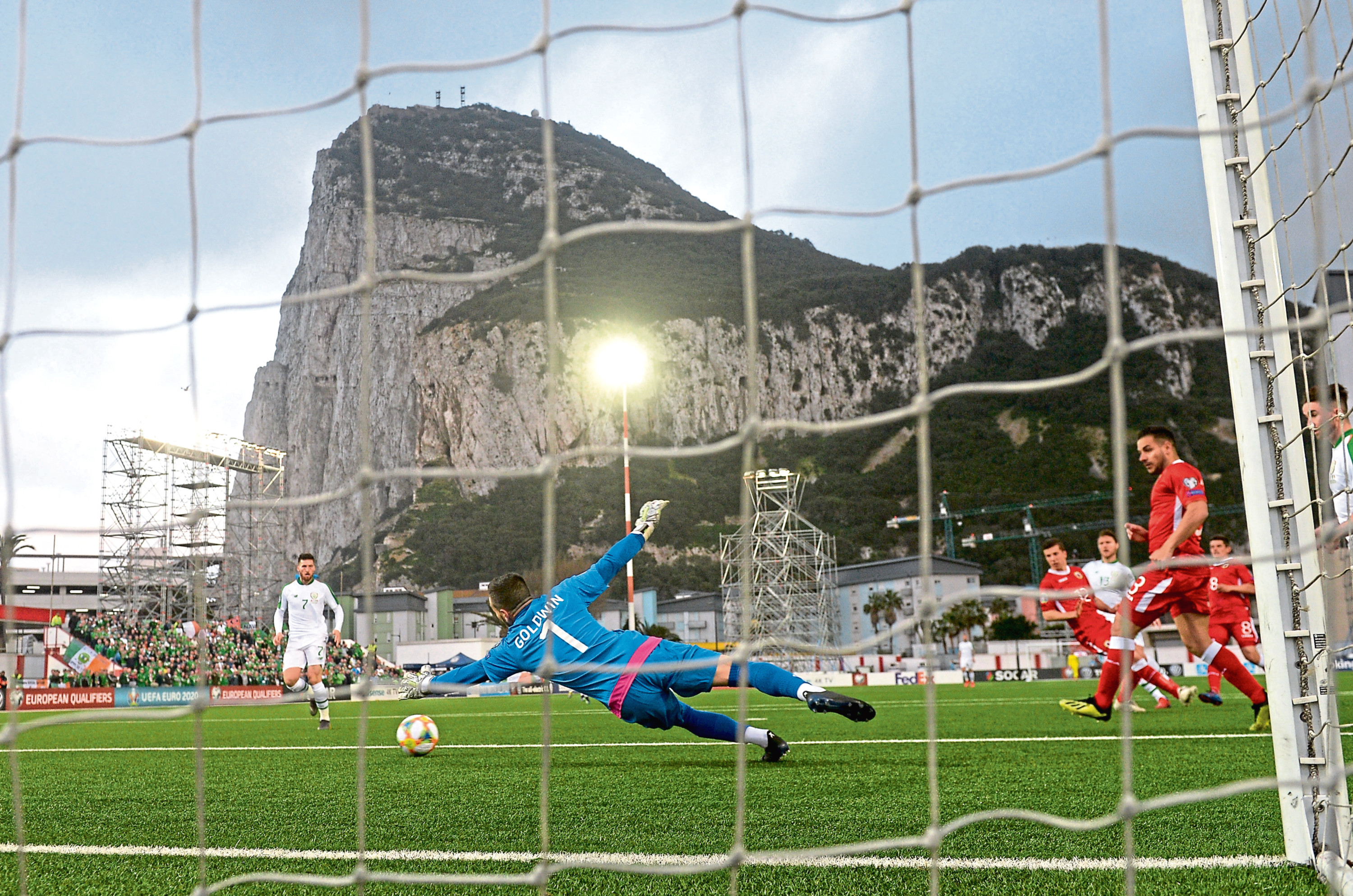 Rangers will face St Joseph’s in the Victoria Stadium, in the shadow of the Rock of Gibraltar