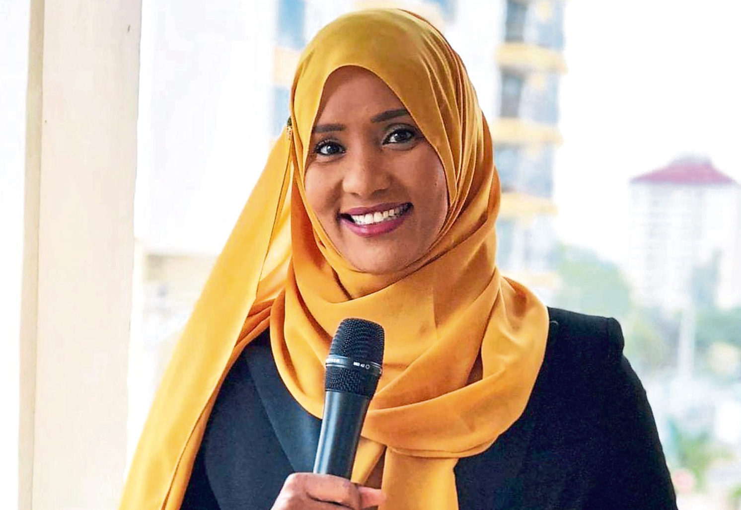 Hodan Nalayeh, who was among those killed in today's attack in Kismaayo, Somalia.