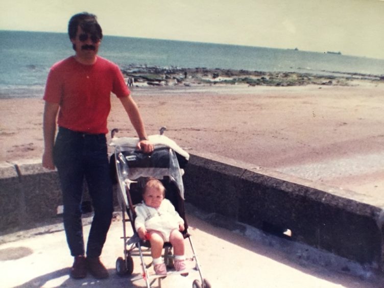 Laura McIver. "My favourite memories are of Scottish caravan holidays with my mum and dad and wee brother. Sunny beaches, sandy picnics and playing on our bikes for hours on end."