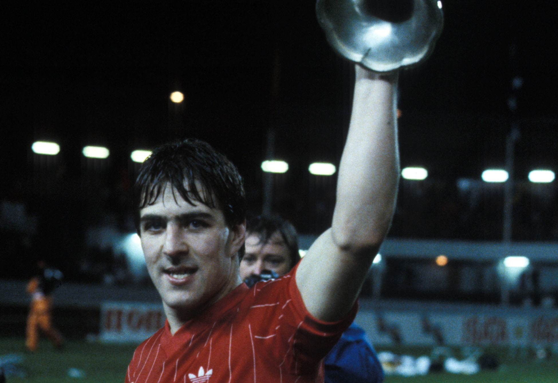 Mark McGhee with the European Cup Winners Cup, 1983