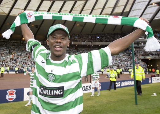 Bobo Balde was a big favourite with the Celtic support during his eight years at the club