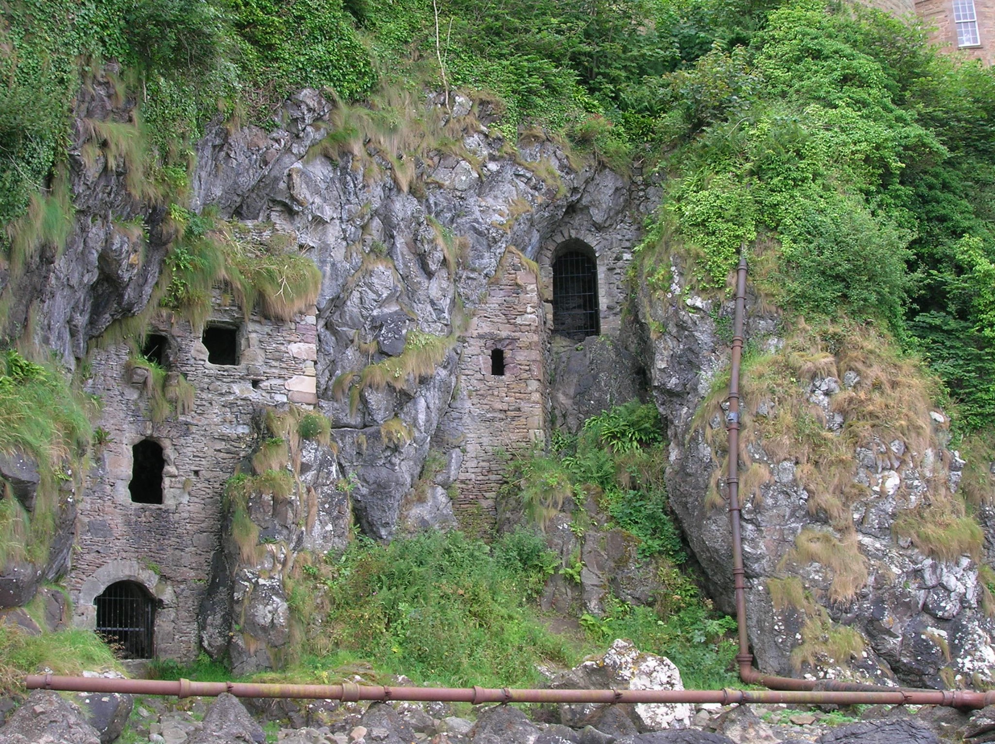 The caves beneath Culzean Castle have been used by humans since the Iron Age.