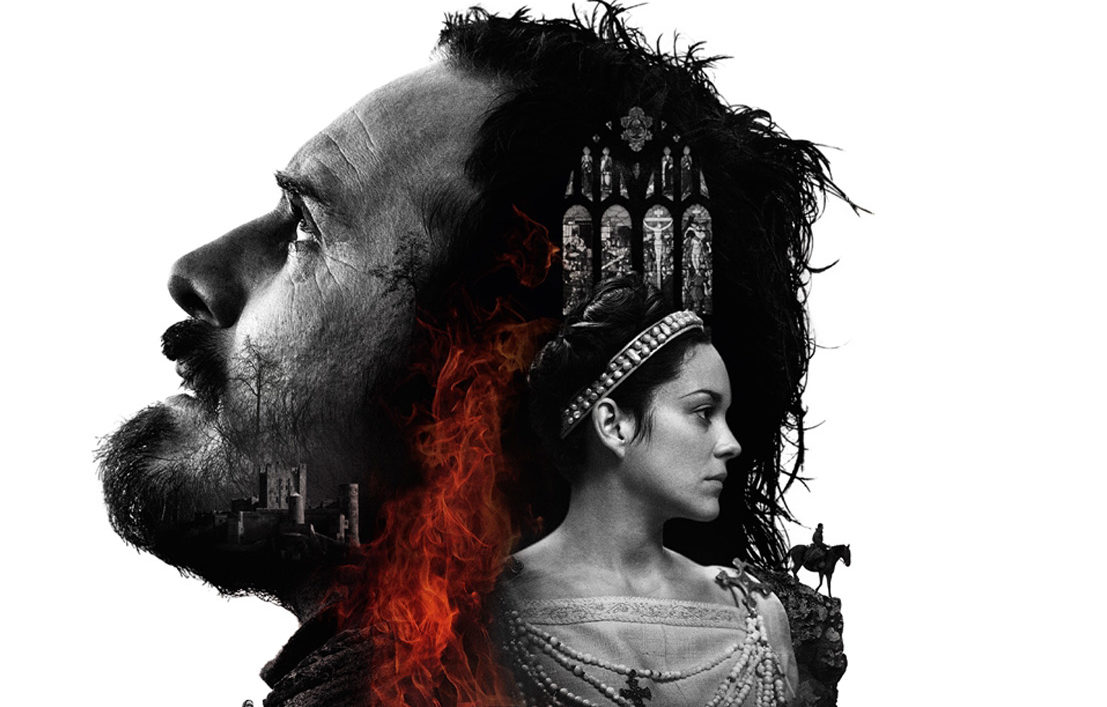 The poster for the 2015 version of Macbeth, starring Michael Fassbender and Marion Cotillard