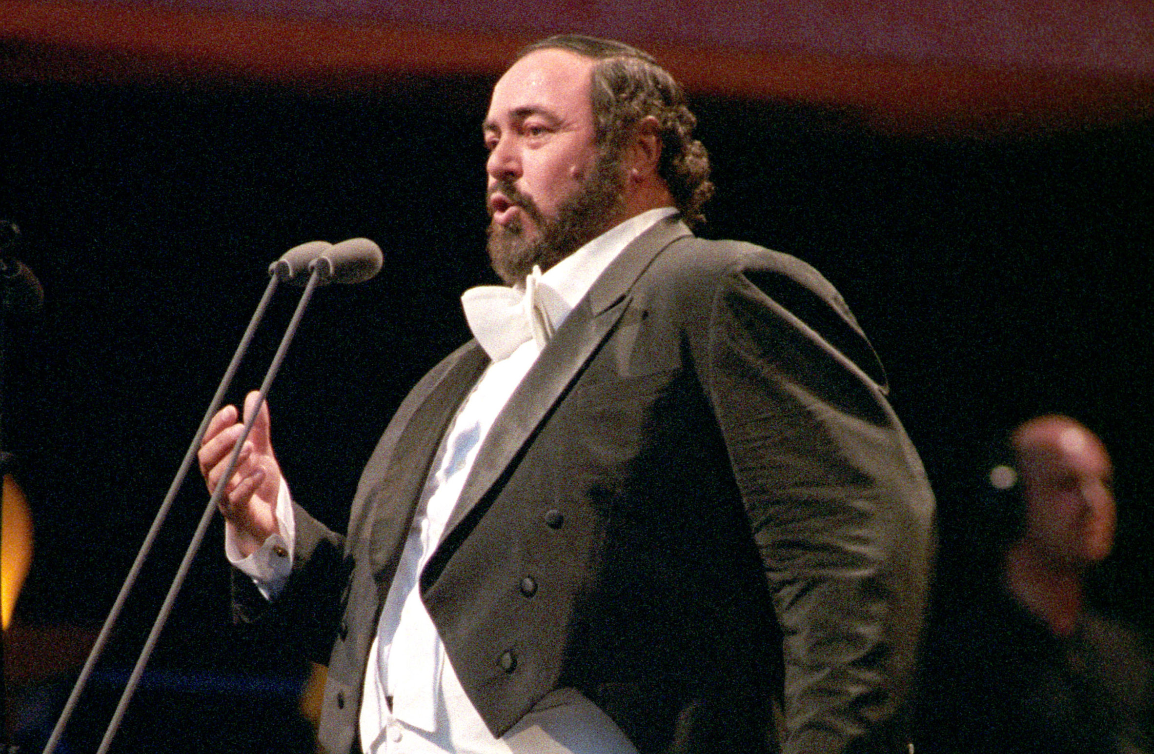 Italian opera singer Luciano Pavarotti