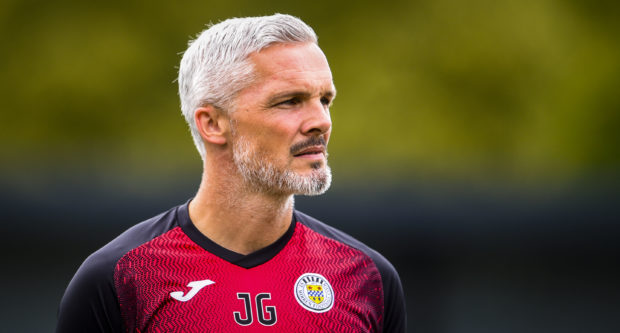 Jim Goodwin endured a difficult time in the Betfred Cup