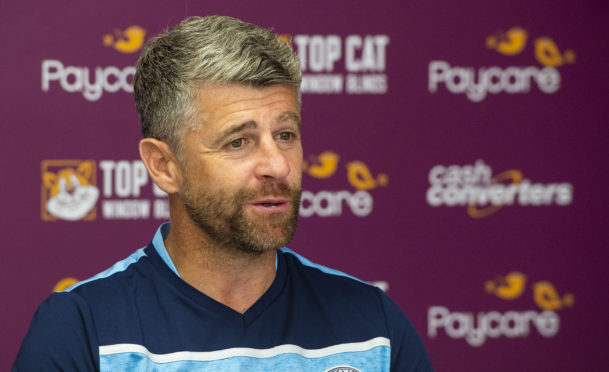 Motherwell manager Stephen Robinson